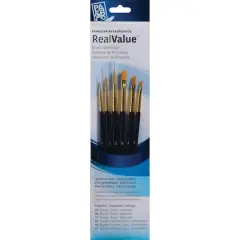 Princeton&trade; RealValue&trade; Golden Taklon Brush Set With Rounds & Shaders