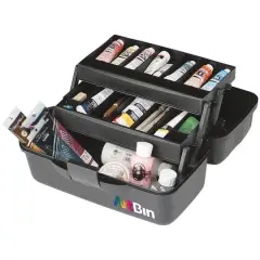 ArtBin 2 Tray Sketch Box, Black