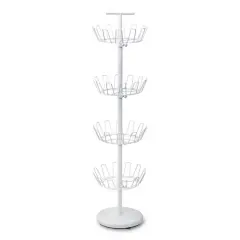 Honey Can Do White 4-Tier Shoe Tree