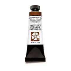 Daniel Smith Extra Fine&trade; Watercolor Paint, 15mL Transparent Brown Oxide
