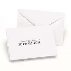 Hortense B. Hewitt Co. Thank You Cards, New Mrs. & Mrs.