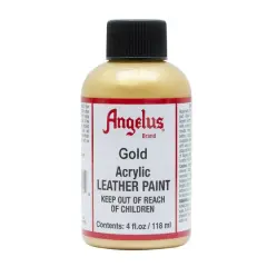 Angelus&reg; Acrylic Leather Paint, 4oz. Gold
