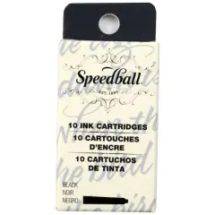 Speedball&reg; Calligraphy Fountain Pen Cartridges Black Ink 10-Pack