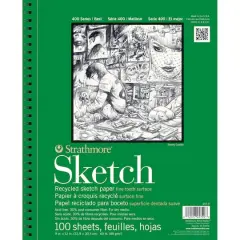 Strathmore&reg; 400 Series Recycled Sketch Paper Pad