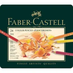 Faber-Castell&reg; Polychromos&reg; Colour Pencil 24 Color Tin Set