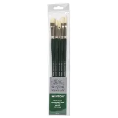Winsor & Newton&reg; Winton&reg; Long Handle 5 Piece Brush Set