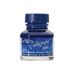 Winsor & Newton&reg; Calligraphy Ink, 30mL Dark Blue