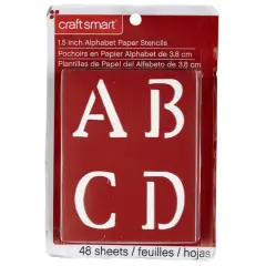 1.5" Old School Alphabet Stencils by Craft Smart&reg;