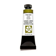 Daniel Smith Extra Fine&trade; Watercolor Paint, 15mL Green Gold