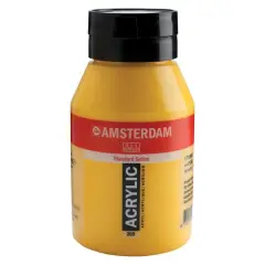 Amsterdam Standard Series Acrylics, 1000mL Azo Yellow Medium