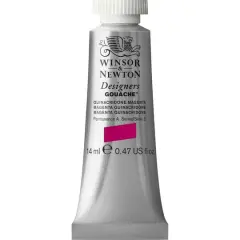 Winsor & Newton&reg; Designers Gouache Quinacridone Magenta