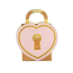 Kate Aspen&reg; Pink Love Lock Favor Box, 24 Count