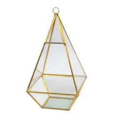 Gold Triangle Glass Terrarium By Ashland&trade;