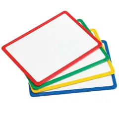 Learning Advantage&trade; Plastic Framed Metal Whiteboard, Set of 4