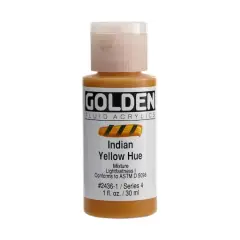 Golden&reg; 1oz. Fluid Acrylics Indian Yellow Hue