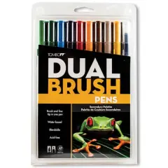 Tombow Dual Brush Pen 10-Pen Set, Secondary