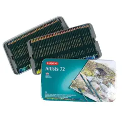 Derwent&reg; Artists Colored Pencil 72 Color Tin Set