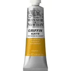 Winsor & Newton&trade; Griffin Alkyd Fast Drying Oil Colour&trade;, 37mL Yellow Ochre