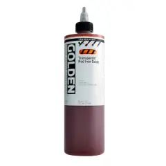 Golden&reg; High Flow Acrylics, 16oz. Transparent Red Iron Oxide