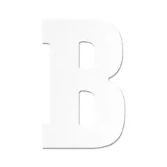 13" White MDF Uppercase Letter by Make Market&reg; B