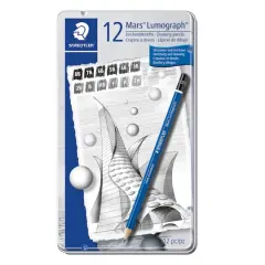 Staedtler&reg; Mars&reg; Lumograph&reg; Drawing Pencils, Set Of 12