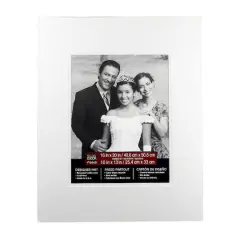 16" x 20" Double Mat by Studio D&eacute;cor&reg;, 10" x 13" Opening, Ivory