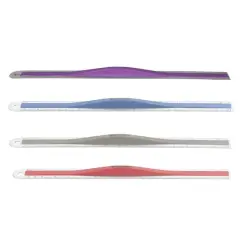 Assorted Westcott&reg; Aluminum Ruler With Finger Grip