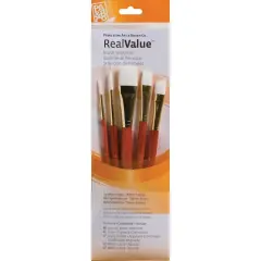 Princeton&trade; RealValue&trade; White Taklon Brush Set With 3/4" Wash