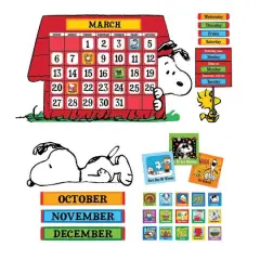 Peanuts&reg; Calendar Bulletin Board Set