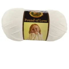 Lion Brand&reg; Pound of Love&reg; Yarn White
