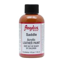 Angelus&reg; Acrylic Leather Paint, 4oz. Saddle