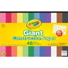 Crayola&reg; Giant Construction Papers with Stencil
