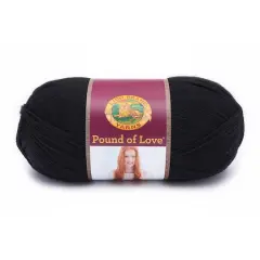 Lion Brand&reg; Pound of Love&reg; Yarn Black