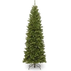 6.5ft. Unlit North Valley&trade; Spruce Pencil Slim Artificial Christmas Tree