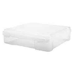 Iris&reg; Clear 8" x 8" Portable Project Case, 6 Pack
