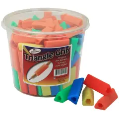 The Pencil Grip&trade; Assorted Triangle Pencil Grips, 200 Pack