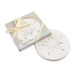 Kate Aspen&reg; "By the Shore" Sand Dollar Coaster, 4ct.