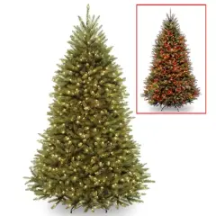 7.5 ft. Pre-Lit Dunhill&reg; Fir Full Artificial Christmas Tree, Dual Color&reg; LED Lights
