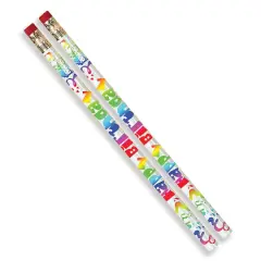 Happy Birthday Fiesta Pencil, 12 Dozen