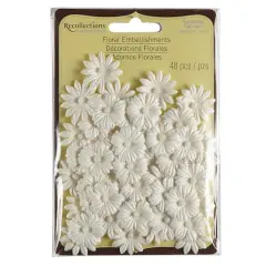 Recollections&trade; Signature Floral Embellishments White