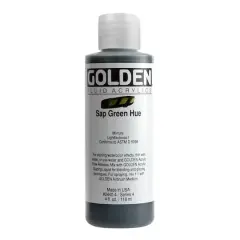 Golden&reg; 4oz. Fluid Acrylics Sap Green Hue