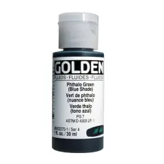 Golden&reg; 1oz. Fluid Acrylics Phthalo Green (Blue Shade)