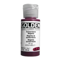 Golden&reg; 1oz. Fluid Acrylics Quinacridone Magenta