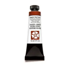 Daniel Smith Extra Fine&trade; Watercolor Paint, 15mL English Red Ochre