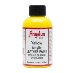 Angelus&reg; Acrylic Leather Paint, 4oz. Yellow
