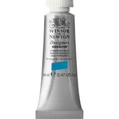 Winsor & Newton&reg; Designers Gouache Turquoise Blue