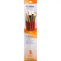 Princeton&trade; RealValue&trade; White Taklon Brush Set With #12 Flat