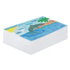 Plain White Newsprint Paper Ream, 5 Packs of 500