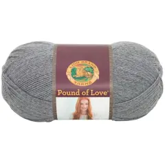 Lion Brand&reg; Pound of Love&reg; Yarn Oxford Gray