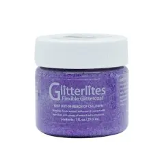 Angelus&reg; Glitterlites Flexible Glittercoat Princess Purple